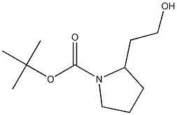 TERT-BUTYL 2-(2-HYDROXYETHYL)-1-PYRROLIDINECARBOXYLATE 结构式