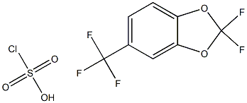 2,2-DIFLUORO-6-TRIFLUOROMETHYL-BENZO(1,3)DIOXOLE-SULFOCHLORIDE 结构式