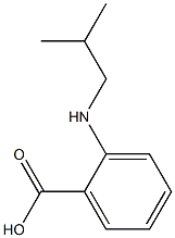 2-(ISOBUTYLAMINO)BENZOIC ACID 结构式