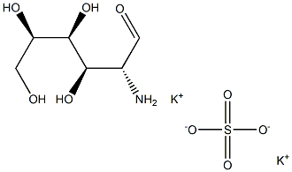 氨基葡萄糖硫酸钾 结构式