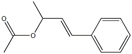 1-PHENYL-1-BUTEN-3-OL ACETATE 结构式