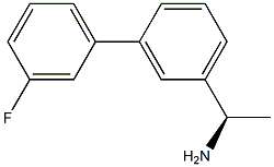 (1R)-1-[3-(3-FLUOROPHENYL)PHENYL]ETHYLAMINE 结构式