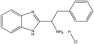 1-(1H-BENZIMIDAZOL-2-YL)-2-PHENYLETHANAMINE HYDROCHLORIDE 结构式