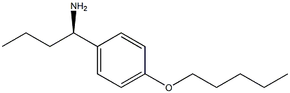 (1R)-1-(4-PENTYLOXYPHENYL)BUTYLAMINE 结构式