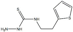 N-(2-THIEN-2-YLETHYL)HYDRAZINECARBOTHIOAMIDE 结构式