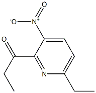 1-(6-ETHYL-3-NITROPYRIDIN-2-YL)PROPAN-1-ONE 结构式