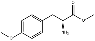 (R)-2-氨基-3-(4-甲氧基苯基)丙酸甲酯 结构式