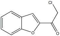 1-(1-BENZOFURAN-2-YL)-2-CHLOROETHANONE 结构式