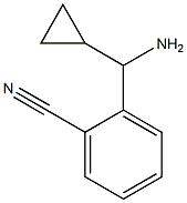 2-((1R)AMINOCYCLOPROPYLMETHYL)BENZENECARBONITRILE 结构式