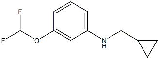 (1R)[3-(DIFLUOROMETHOXY)PHENYL]CYCLOPROPYLMETHYLAMINE 结构式