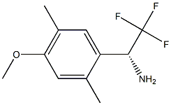 (1R)-2,2,2-TRIFLUORO-1-(4-METHOXY-2,5-DIMETHYLPHENYL)ETHYLAMINE 结构式