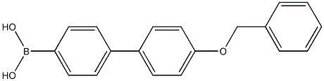 4-(4-BENZYLOXYPHENYL)BENZENEBORONIC ACID 结构式