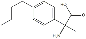 (2R)-2-Amino-2-(4-butylphenyl)propanoic acid 结构式