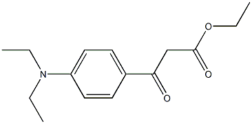 ETHYL (4-DIETHYLAMINOBENZOYL)ACETATE 结构式