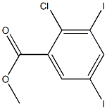 METHYL 2-CHLORO-3,5-DIIODOBENZOATE 结构式