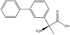 (2S)-2-AMINO-2-(3-PHENYLPHENYL)PROPANOIC ACID 结构式