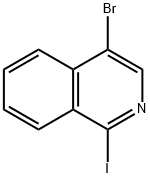 4-BROMO-1-IODOISOQUINOLINE 结构式