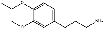 3-(4-乙氧基-3-甲氧基苯基)丙胺 结构式