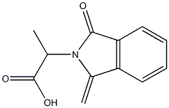 2-(1-METHYLENE-3-OXO-1,3-DIHYDRO-2H-ISOINDOL-2-YL)PROPANOIC ACID 结构式