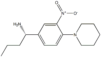 (1S)-1-(3-NITRO-4-PIPERIDYLPHENYL)BUTYLAMINE 结构式