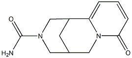 6-OXO-7,11-DIAZATRICYCLO[7.3.1.0~2,7~]TRIDECA-2,4-DIENE-11-CARBOXAMIDE 结构式