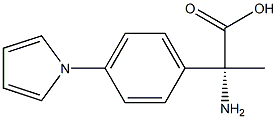 (2R)-2-AMINO-2-(4-PYRROLYLPHENYL)PROPANOIC ACID 结构式