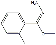 METHYL 2-METHYLPHENYLMETHANEHYDRAZONATE 结构式