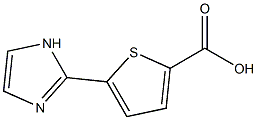 5-(1H-IMIDAZOL-2-YL)-THIOPHENE-2-CARBOXYLIC ACID 结构式