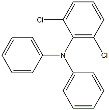 N-2,6-DICHLOROPHENYLPHENYLANILINE 结构式