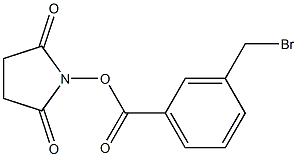 3-(BROMOMETHYL)BENZOIC ACID N-SUCCINIMIDYL ESTER 结构式