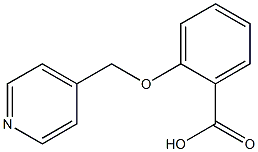 2-(PYRIDIN-4-YLMETHOXY)BENZOIC ACID 结构式