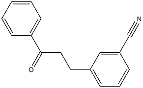 3-(3-CYANOPHENYL)PROPIOPHENONE 结构式