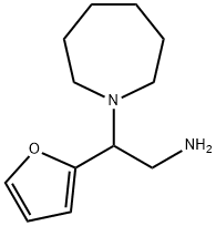 2-AZEPAN-1-YL-2-FURAN-2-YL-ETHYLAMINE 结构式