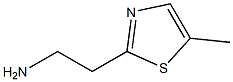 2-(5-METHYL-THIAZOL-2-YL)-ETHYLAMINE 结构式