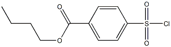 BUTYL 4-(CHLOROSULFONYL)BENZOATE 结构式