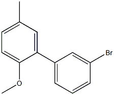 3-BROMO-2'-METHOXY-5'-METHYLBIPHENYL 结构式