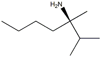 (3R)-2,3-DIMETHYLHEPT-3-YLAMINE 结构式