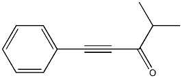 4-METHYL-1-PHENYL-PENT-1-YN-3-ONE 结构式