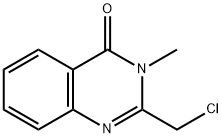 2-(氯甲基)-3-甲基喹唑啉-4(3H)-酮 结构式