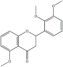 5,2',3'-TRIMETHOXYFLAVANONE 结构式