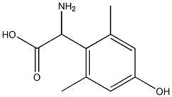 Amino-(4-hydroxy-2,6-dimethyl-phenyl)-acetic acid 结构式