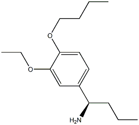 (1R)-1-(4-BUTOXY-3-ETHOXYPHENYL)BUTYLAMINE 结构式