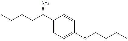 (1S)-1-(4-BUTOXYPHENYL)PENTYLAMINE 结构式