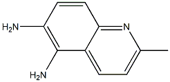 2-METHYLQUINOLINE-5,6-DIAMINE 结构式