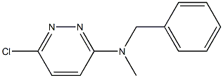 N-苄基-6-氯-N-甲基哒嗪-3-胺 结构式