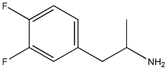1-(3,4-Difluorophenyl)-2-aminopropane 结构式