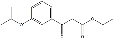 ETHYL (3-ISOPROPOXYBENZOYL)ACETATE 结构式