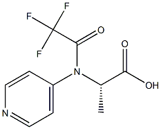 (S)-TFA-4-PYRIDYLALANINE 结构式