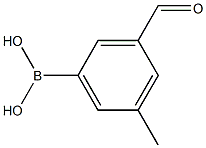 3-FORMYL-5-METHYLPHENYLBORONIC ACID 结构式