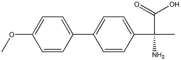 (2R)-2-AMINO-2-[4-(4-METHOXYPHENYL)PHENYL]PROPANOIC ACID 结构式